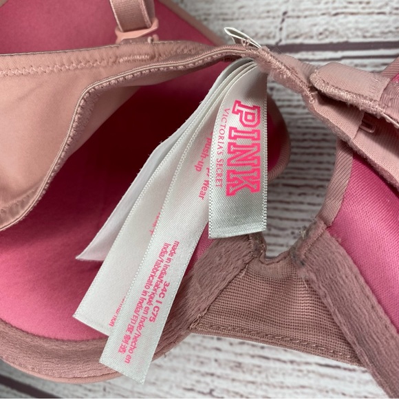 Pink by Victoria’s Secret blush pink wear everywhere push up bra. BOBO BRAS! - Picture 8 of 11